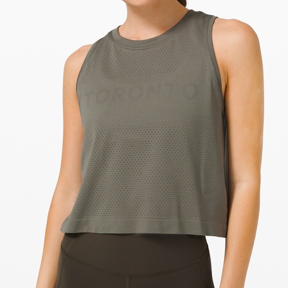 lululemon athletica Tops - Lululemon Swiftly Breathe Crop Tank City Toronto